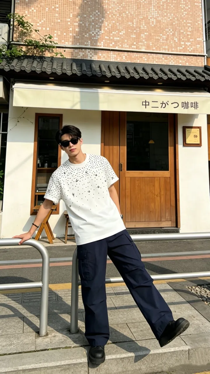 Louis Vuitton/Louis Vuitton starry printed short sleeves